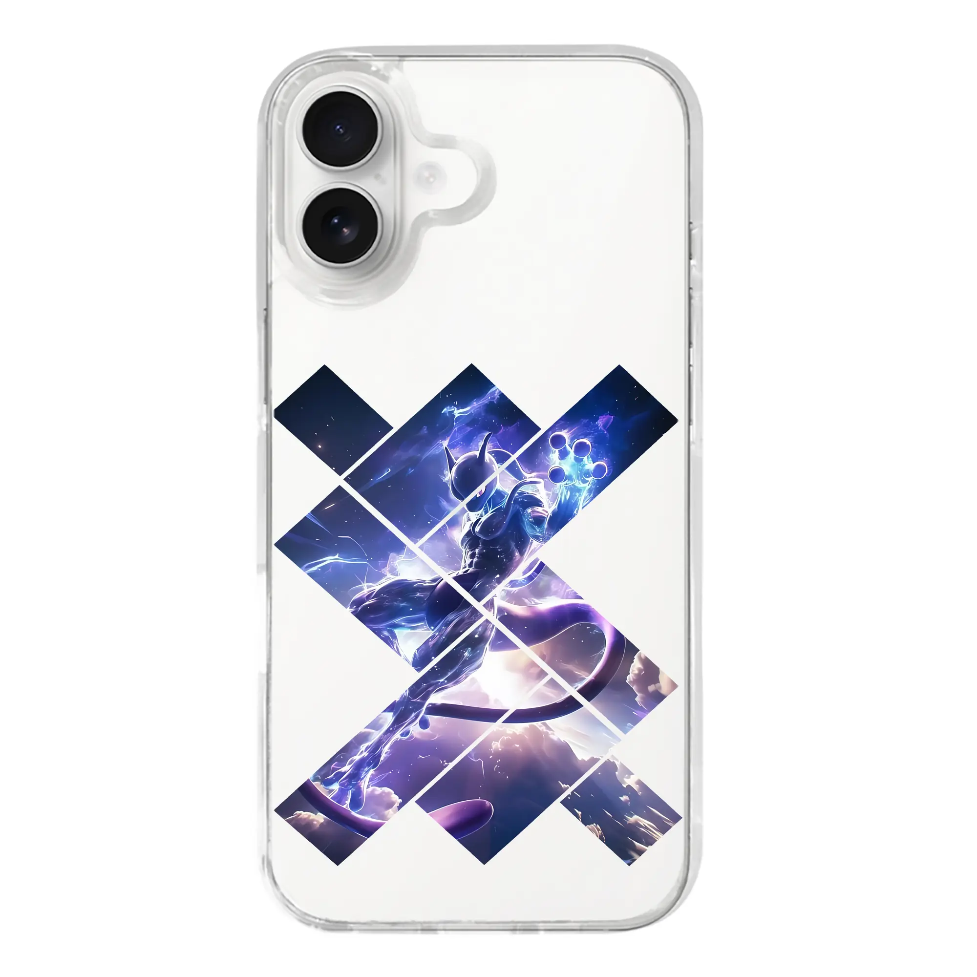 ポケモン グッズ,ミュウツー - iPhone 17シリーズ 透明スマホケース – 薄型・耐衝撃・精密フィット保護カバー